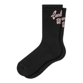 Carhartt WIP Chedda Socks - Black/Glassy Pink