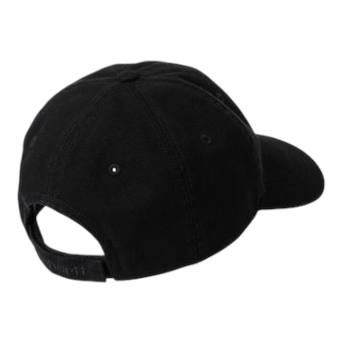 Carhartt WIP Selby Canvas Cap - Black (Stone Washed)