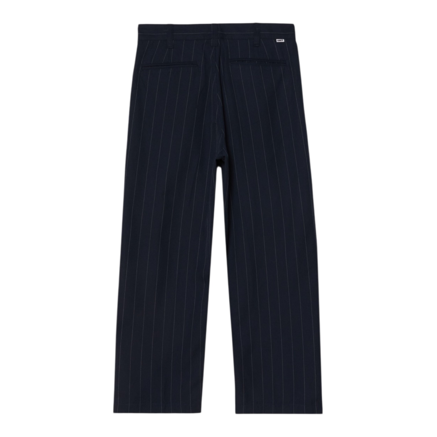 Obey Dean Stripes Pleated Pant - Midnight Navy