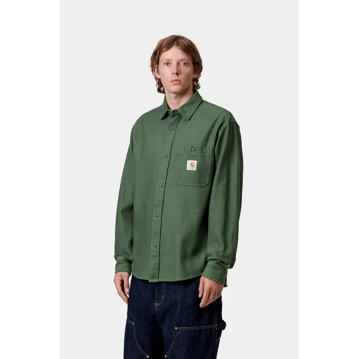 Carhartt WIP L/S Edgar Shirt - Sycamore Tree/Wax