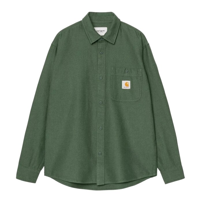 Carhartt WIP L/S Edgar Shirt - Sycamore Tree/Wax