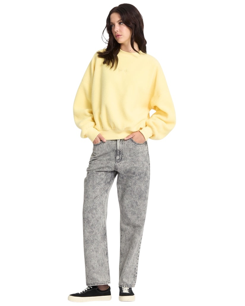 Volcom Piou Crewneck - Dawn Yellow