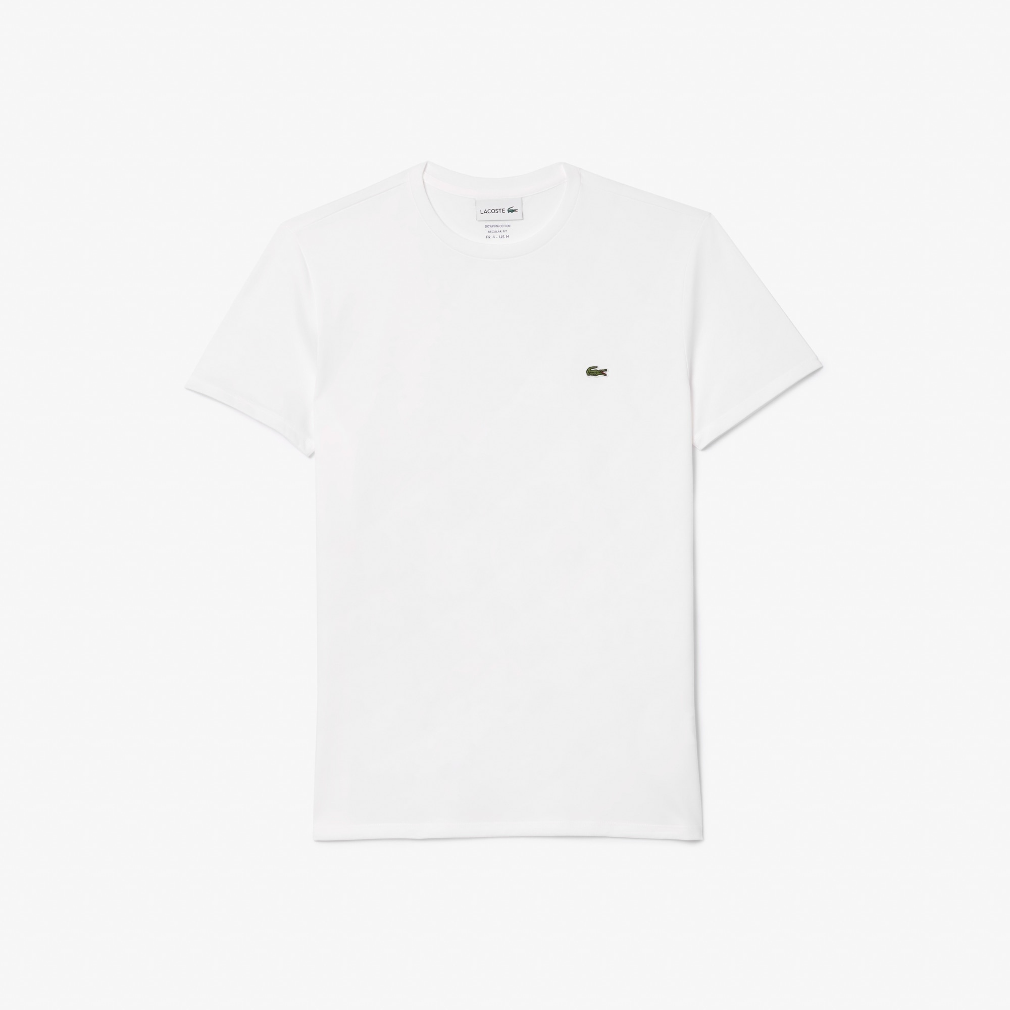 Lacoste T-shirt col rond - Blanc