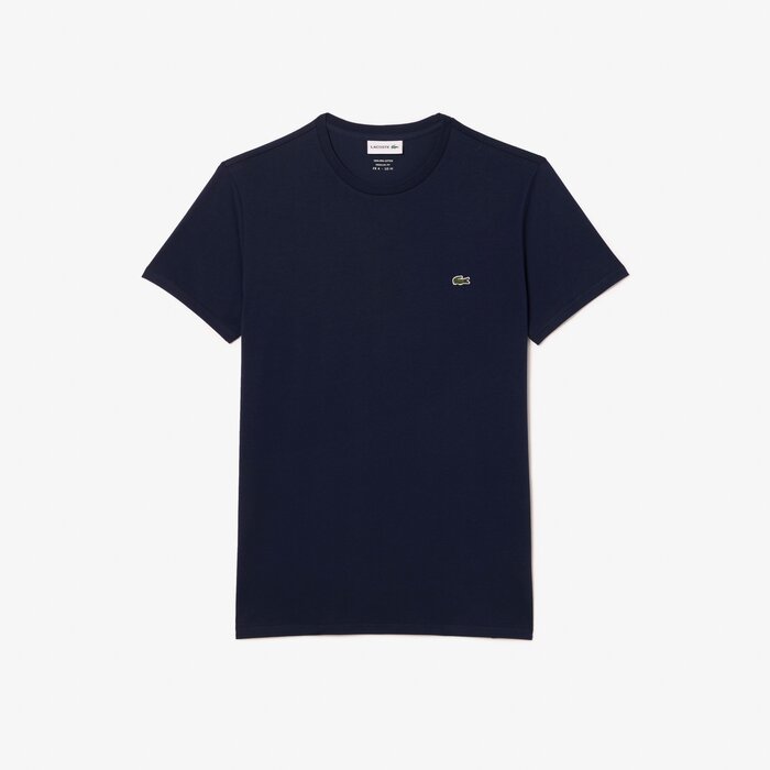 Lacoste T-shirt col rond - Bleu Marine