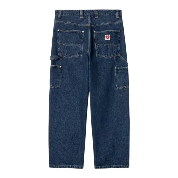 Carhartt WIP Nash Double Knee Pant - Blue (Stone Washed)