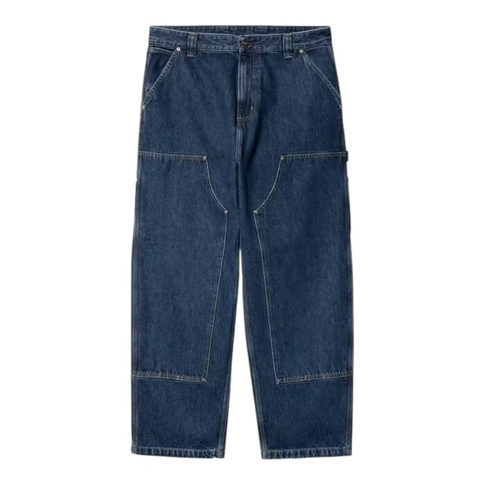 Carhartt WIP Nash Double Knee Pant - Blue (Stone Washed)