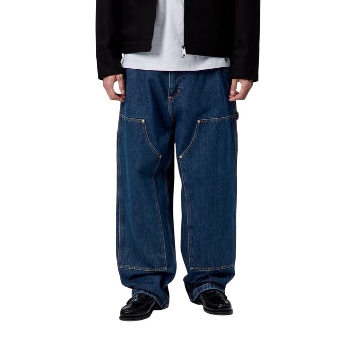 Carhartt WIP Nash Double Knee Pant - Blue (Stone Washed)