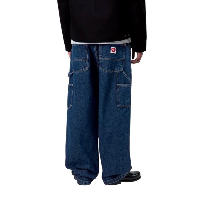 Carhartt WIP Nash Double Knee Pant - Blue (Stone Washed)