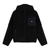 Central High Pile Hooded - Black