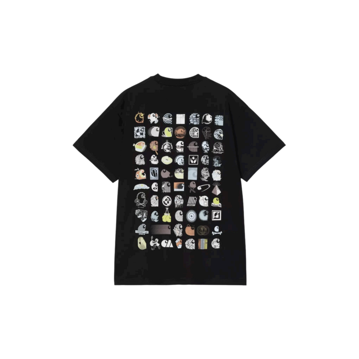 Carhartt WIP S/S Archive Script T-Shirt - Black