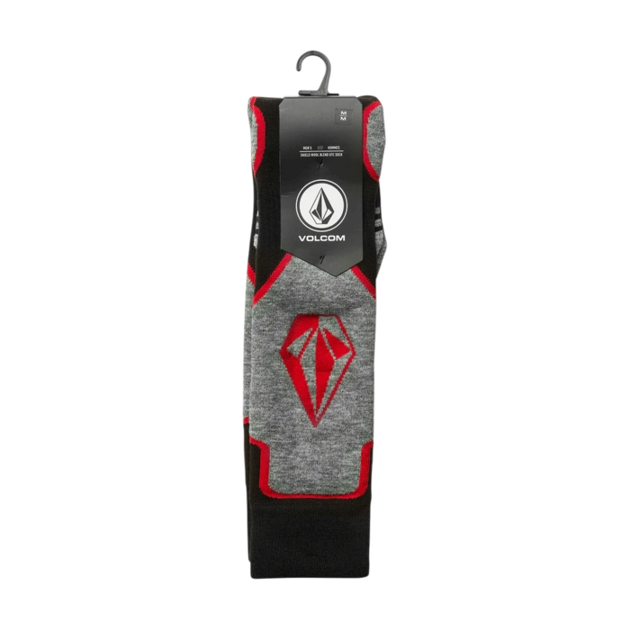 Volcom Shield Wool Blend Otc Sock - Orange Shock