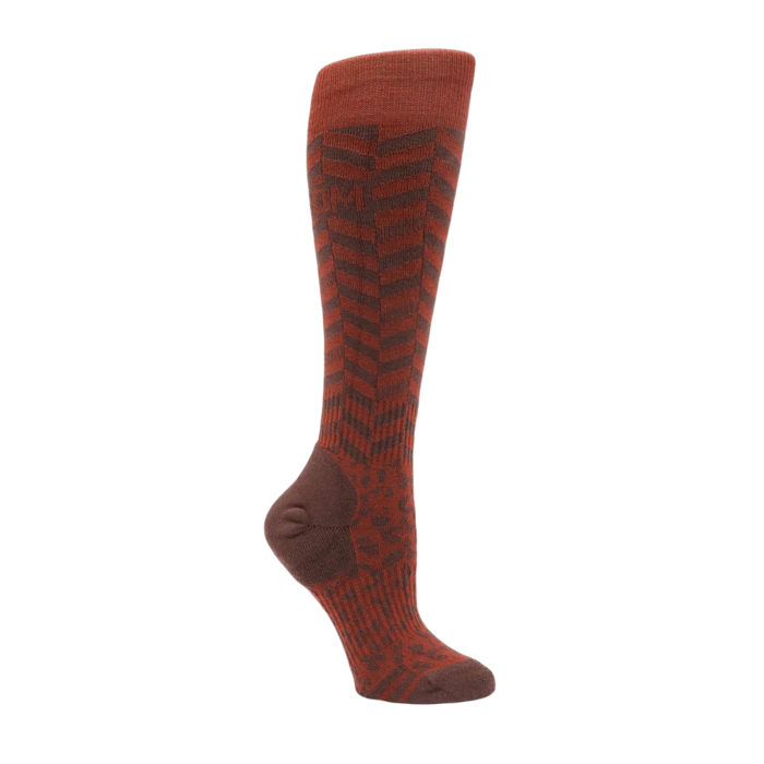 Volcom Cheetah Chev Otc Sock - Henna