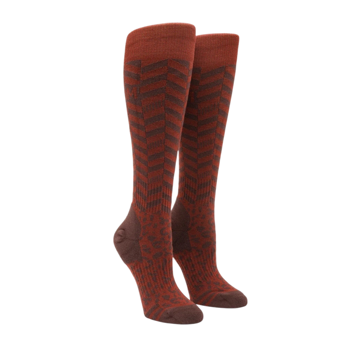 Volcom Cheetah Chev Otc Sock - Henna