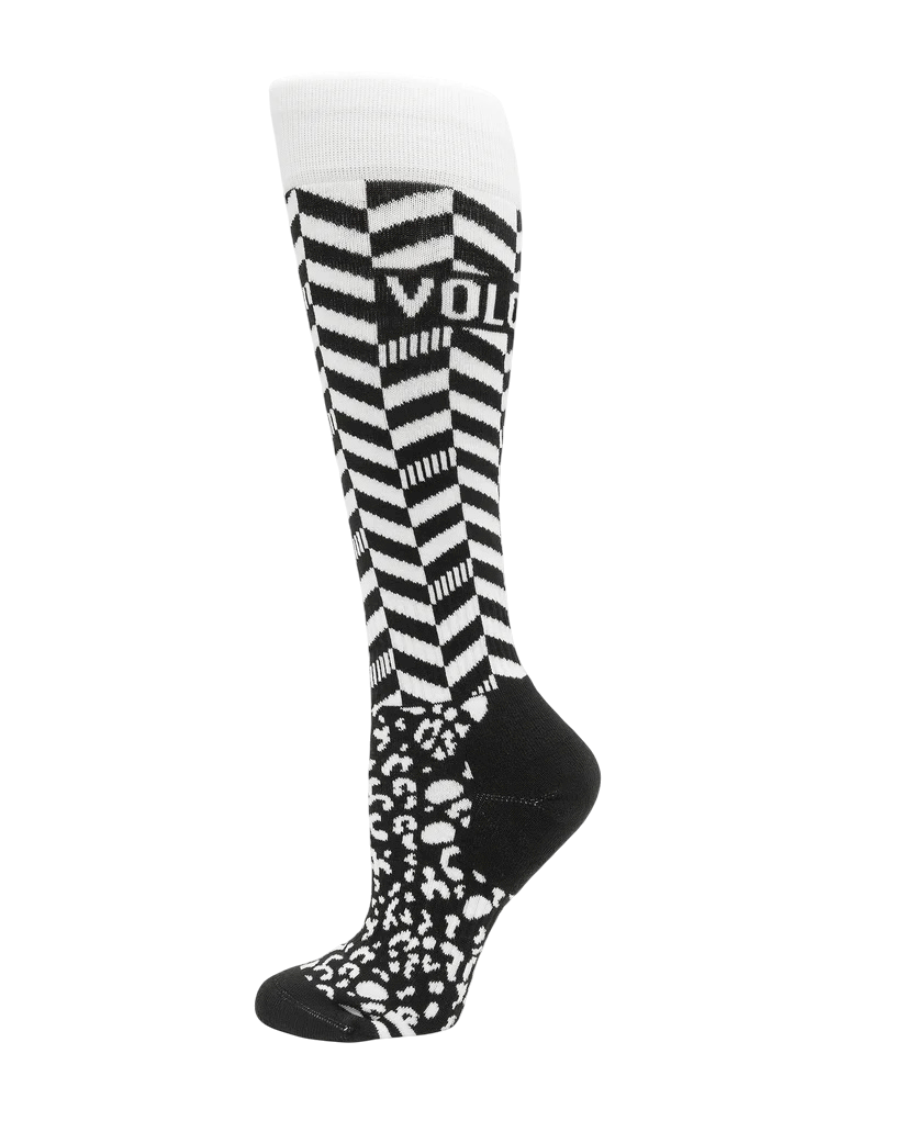 Volcom Cheetah Chev Otc Sock - Black