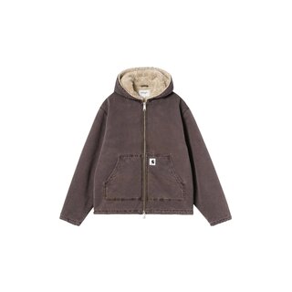 Carhartt WIP W' Hooded Mitch Jacket - Palisander (Dusky Canvas)