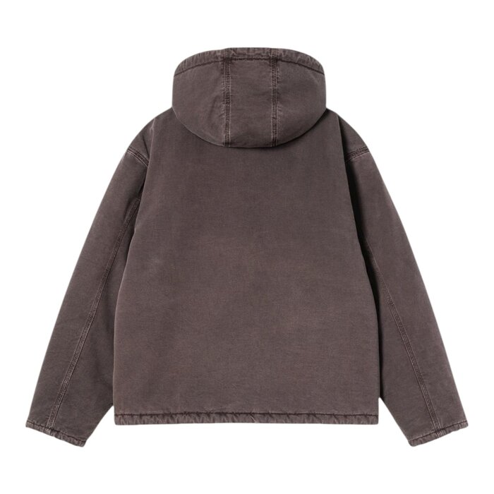 Carhartt WIP W' Hooded Mitch Jacket - Palisander (Dusky Canvas)