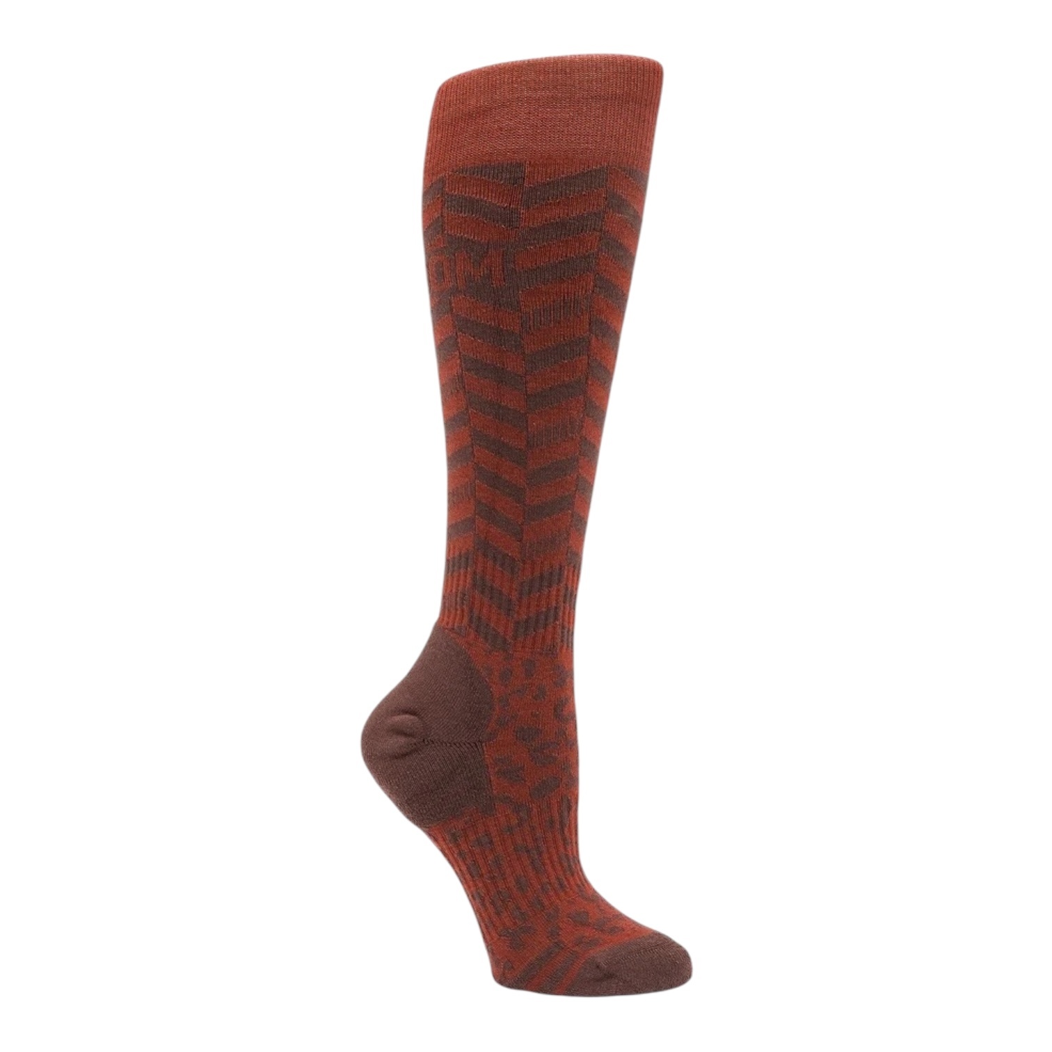 Volcom Cheetah Chev Otc Sock - Henna
