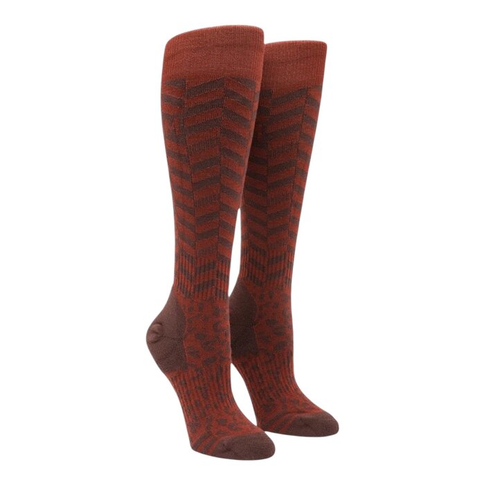 Volcom Cheetah Chev Otc Sock - Henna