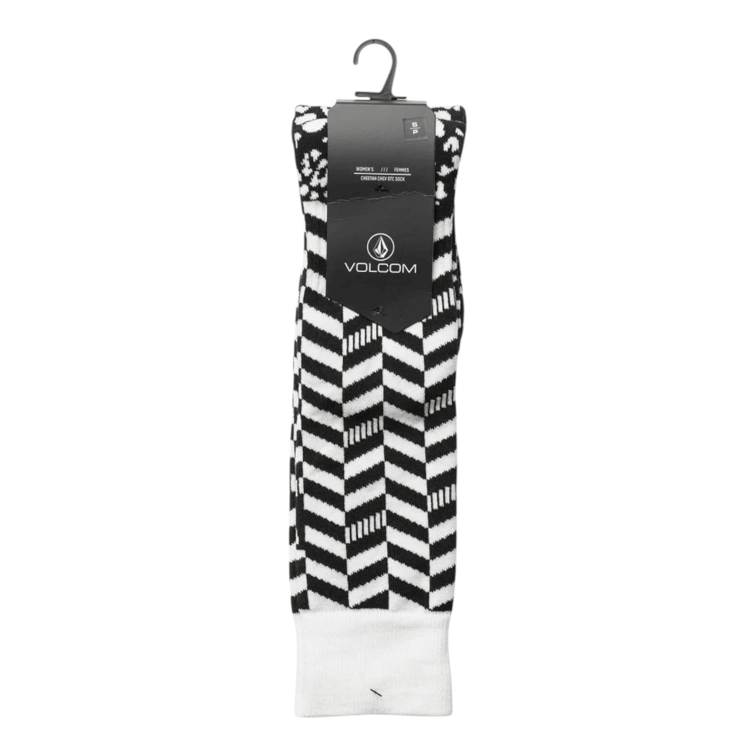 Volcom Cheetah Chev Otc Sock - Black