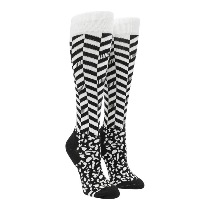 Volcom Cheetah Chev Otc Sock - Black
