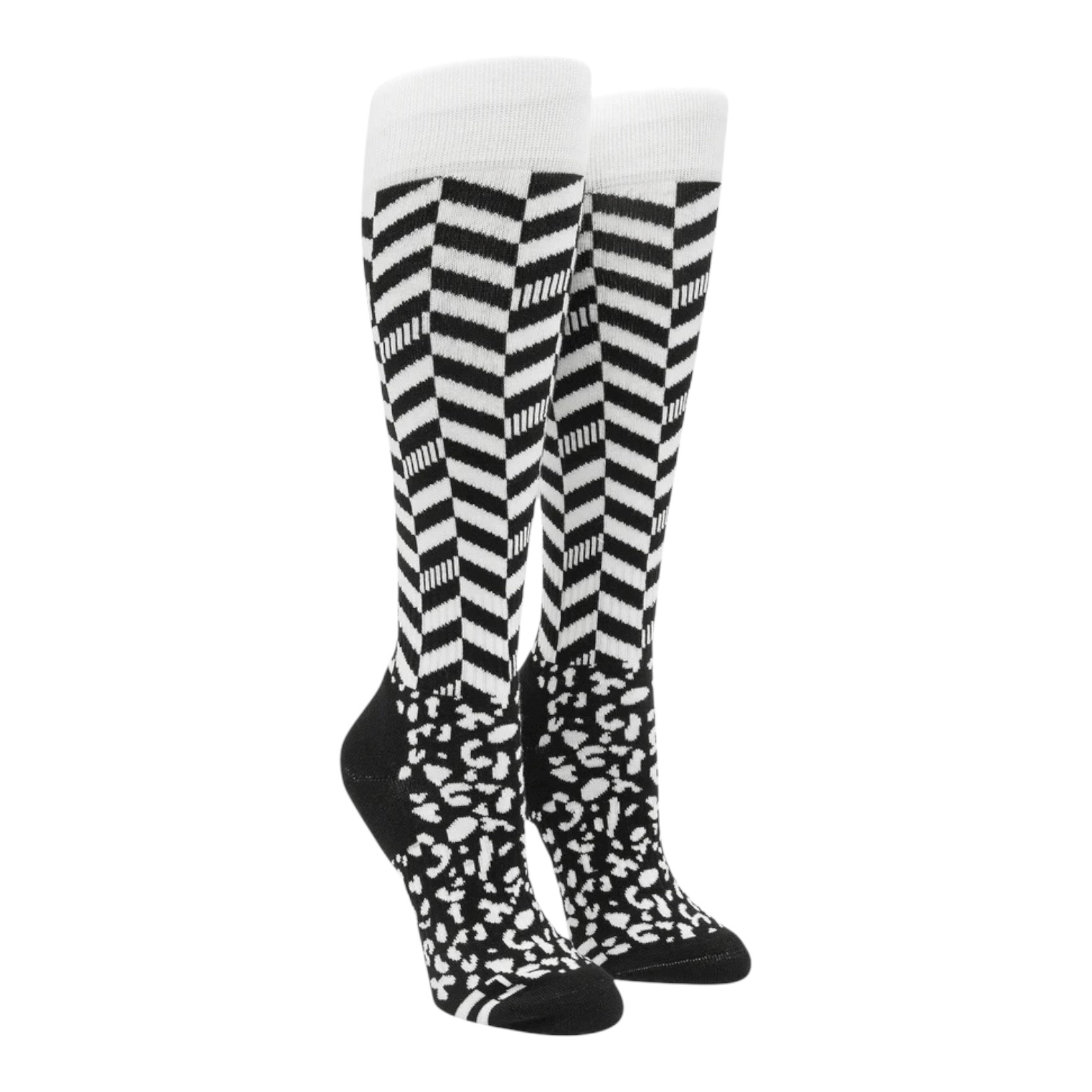 Volcom Cheetah Chev Otc Sock - Black