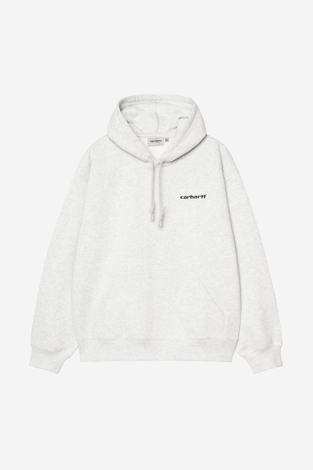 Carhartt WIP Hooded Caps Sweat - Ash Heather