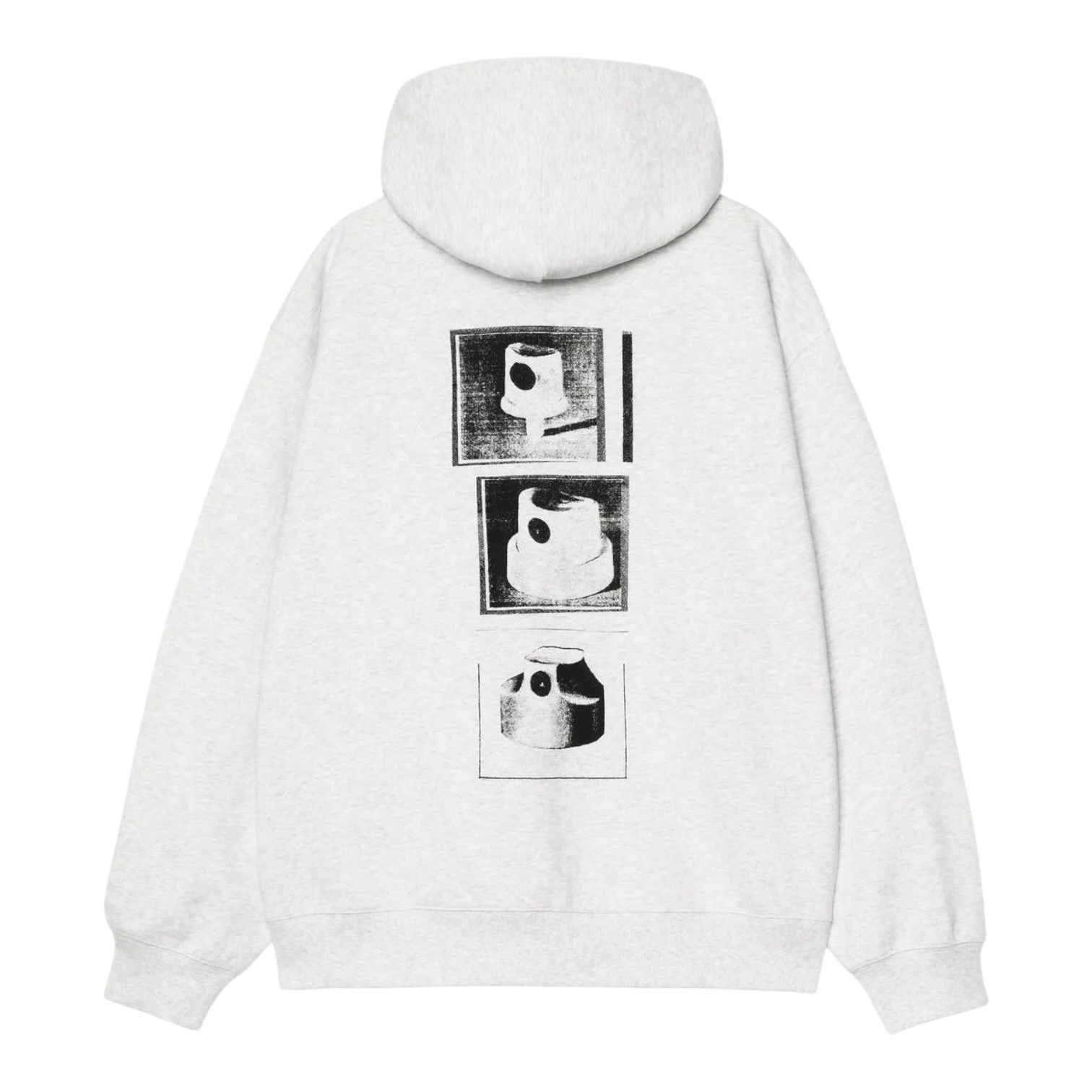 Carhartt WIP Hooded Caps Sweat - Ash Heather