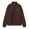 Half Zip American Script Sweat - Palissander