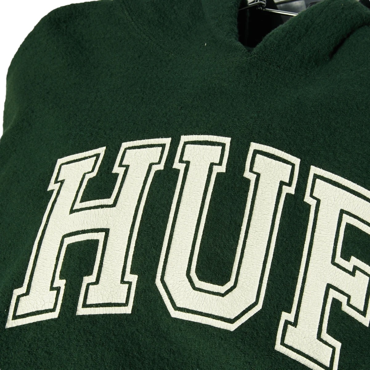 Huf Cracked Arch Inside Out Hoodie - Forest Green