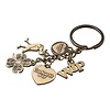 Charms Keychain - Gold