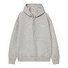 Hooded Alda Sweat - Grey Heather/White