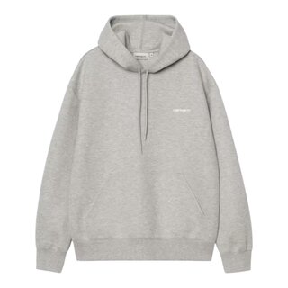Carhartt WIP Hooded Alda Sweat - Grey Heather/White