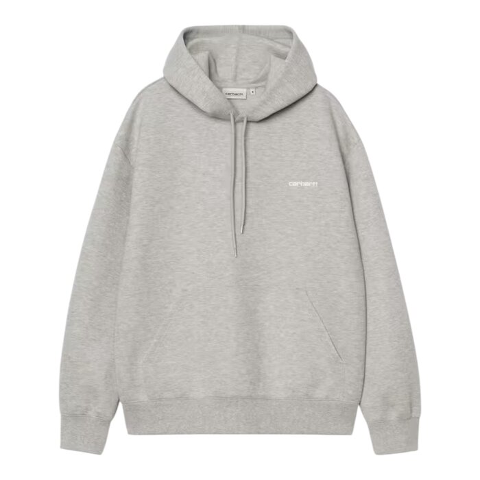 Carhartt WIP Hooded Alda Sweat - Grey Heather/White