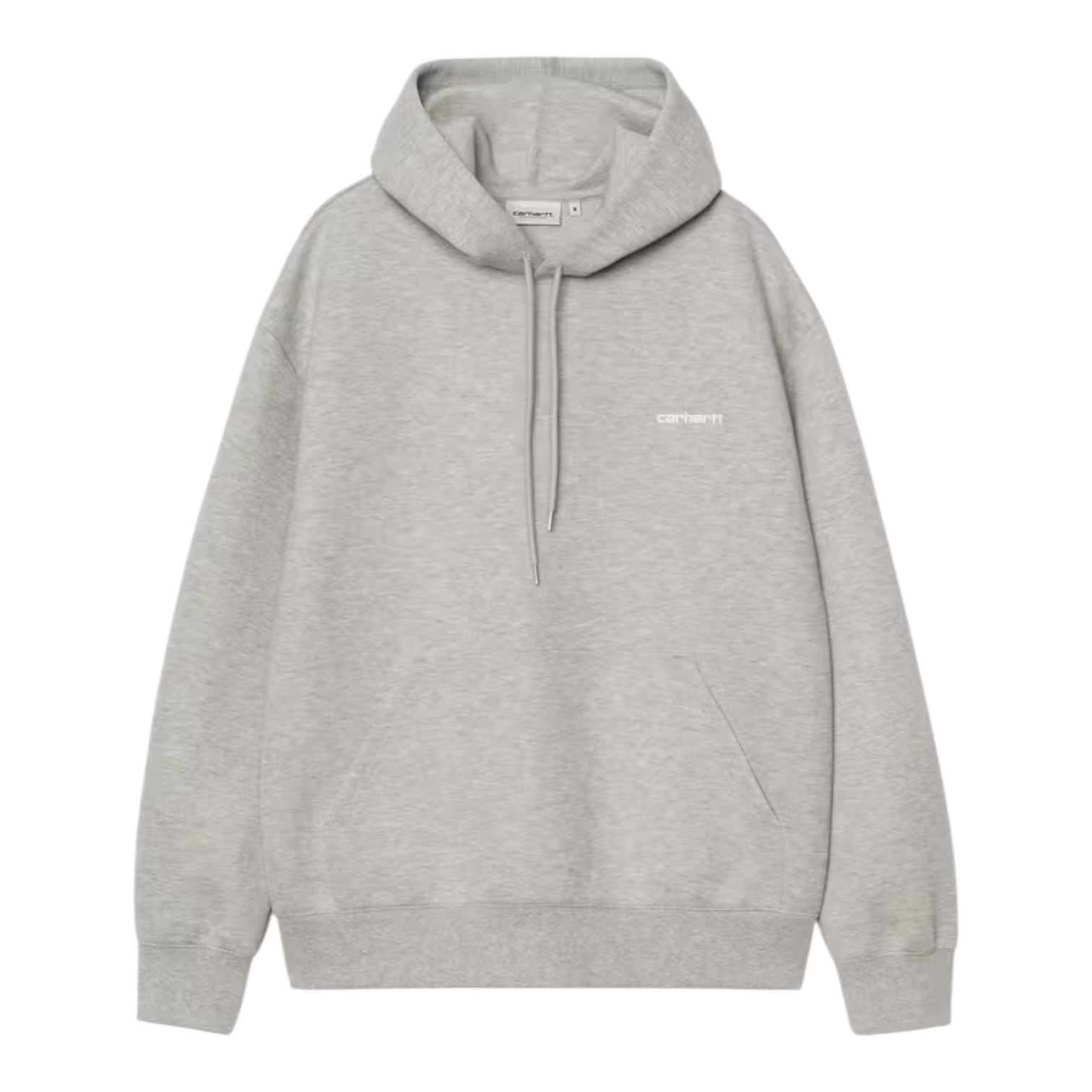 Carhartt WIP Hooded Alda Sweat - Grey Heather/White