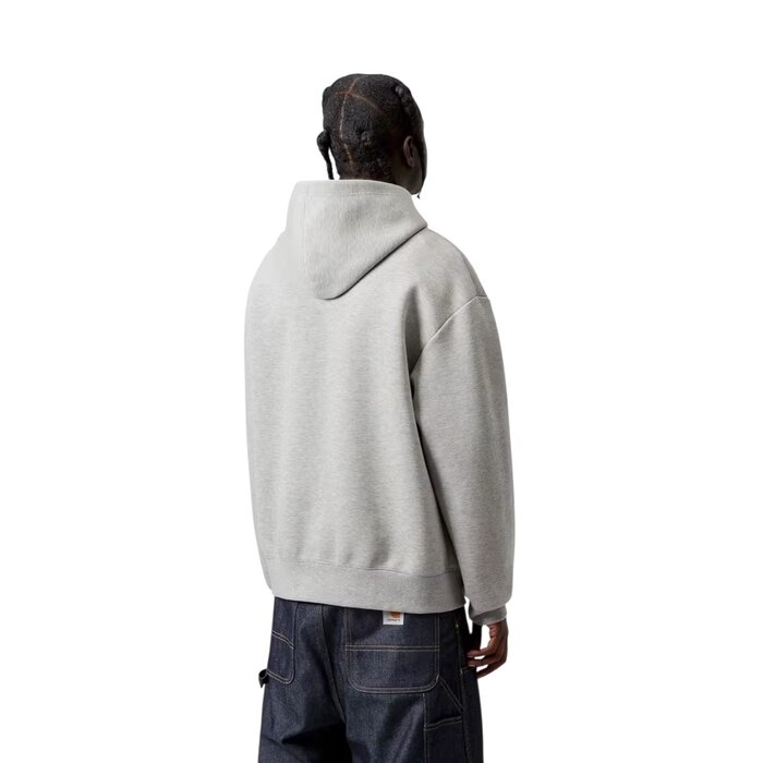 Carhartt WIP Hooded Alda Sweat - Grey Heather/White