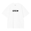 S/S Deconstructed Label T-Shirt - White