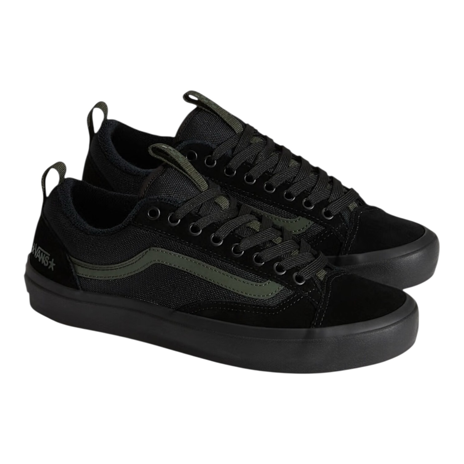 Vans Skate Old Skool 36 + - Atiba Black/Dark Green