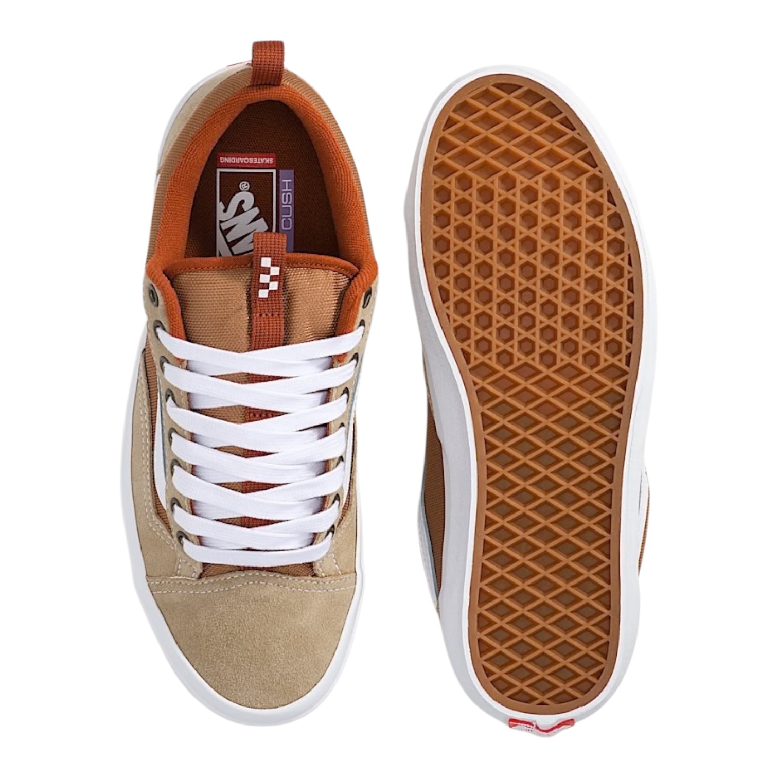 Vans Skate Old Skool 36 + - Khaki/Burnt Orange