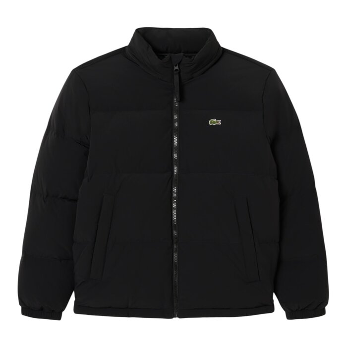 Lacoste Doudoune à Capuche Déperlante - Noir