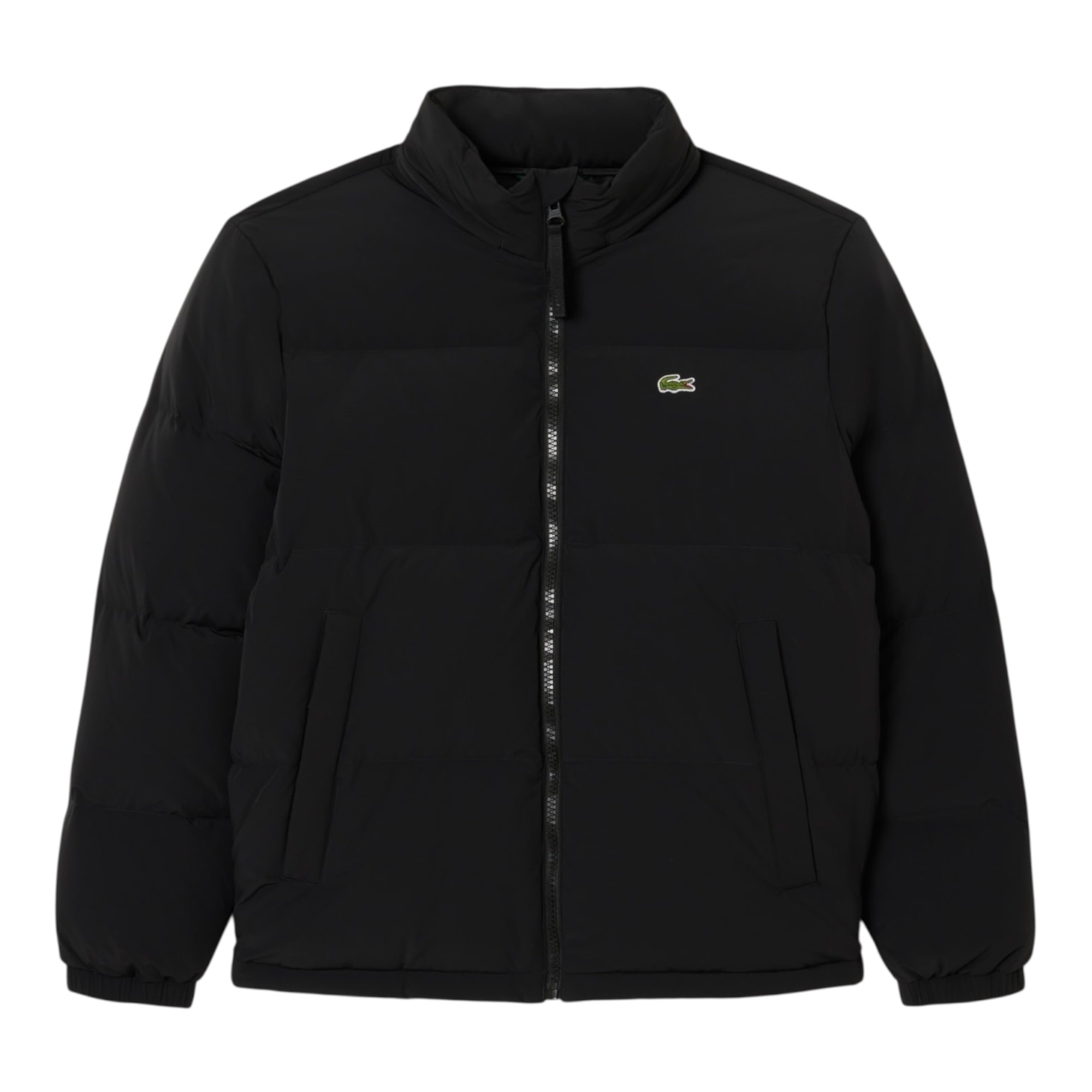 Lacoste Doudoune à Capuche Déperlante - Noir