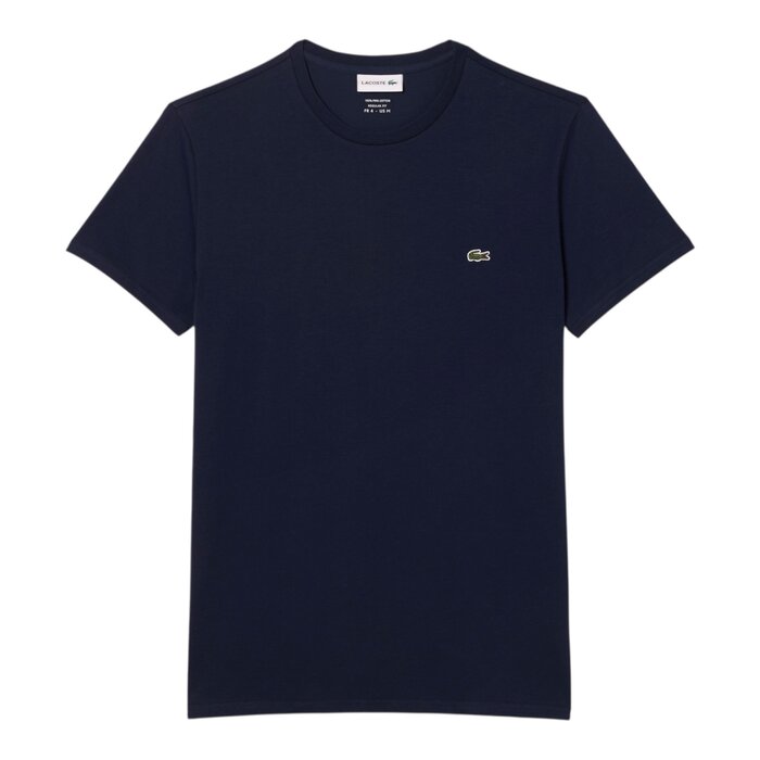Lacoste T-shirt col rond - Bleu Marine