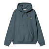 Hooded American Script - Office Blue