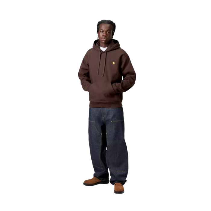 Carhartt WIP Hooded American Script - Palissander