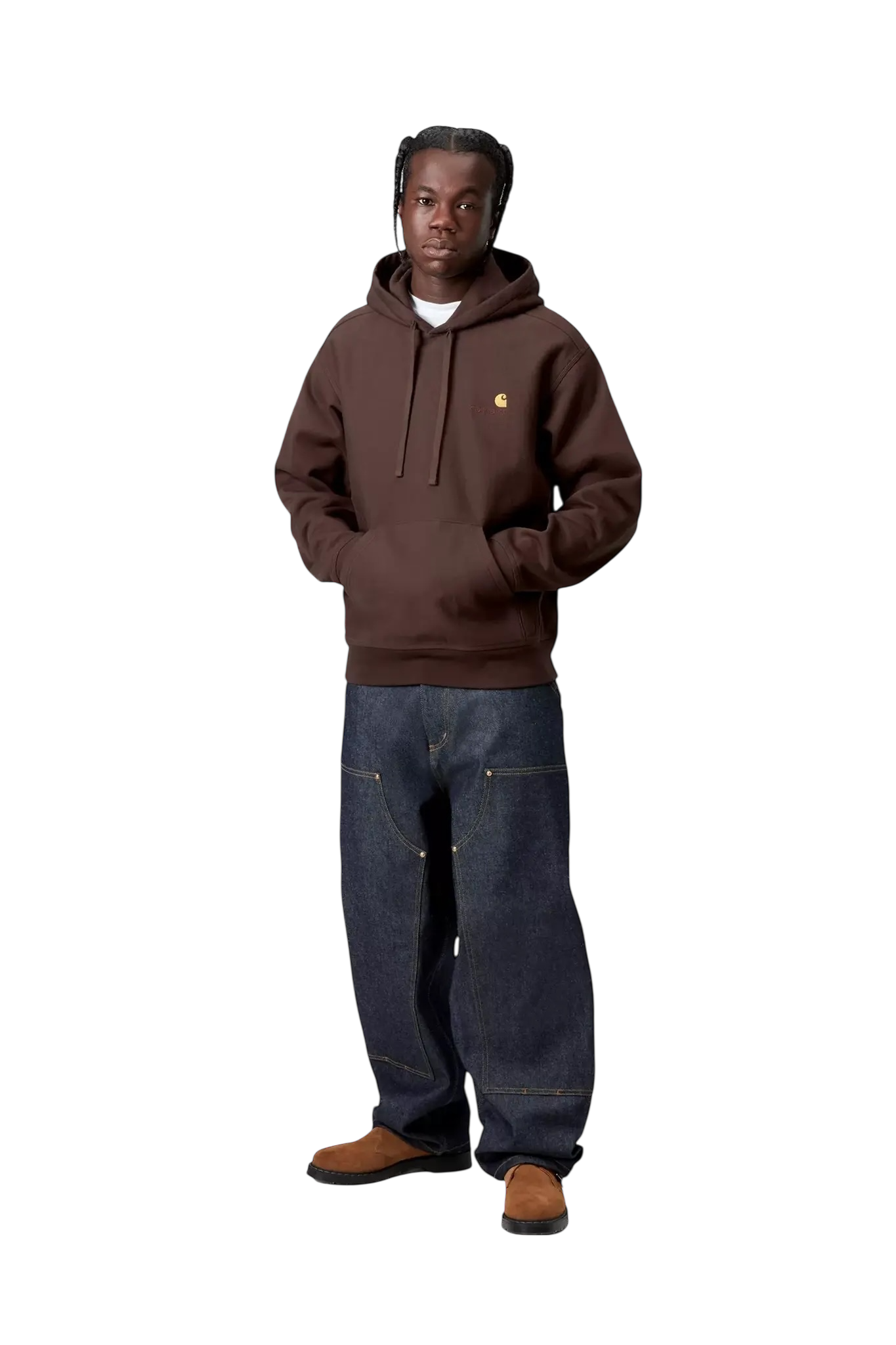 Carhartt WIP Hooded American Script - Palissander