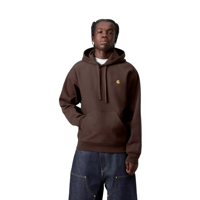 Carhartt WIP Hooded American Script - Palissander