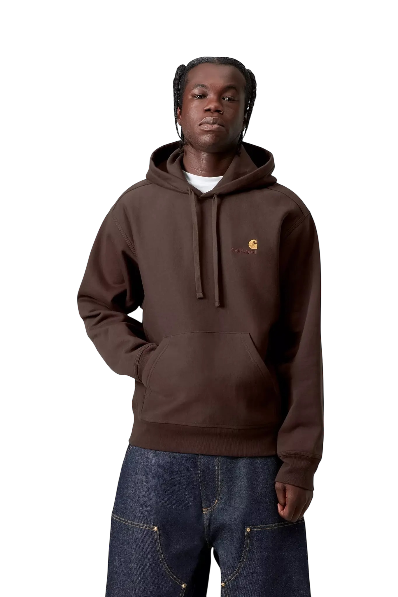 Carhartt WIP Hooded American Script - Palissander