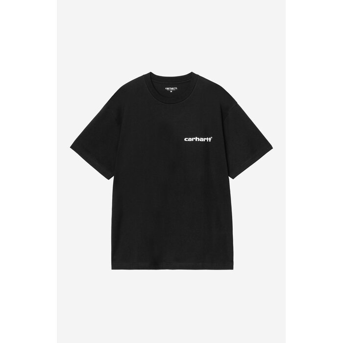 Carhartt WIP S/S Caps T-Shirt - Black