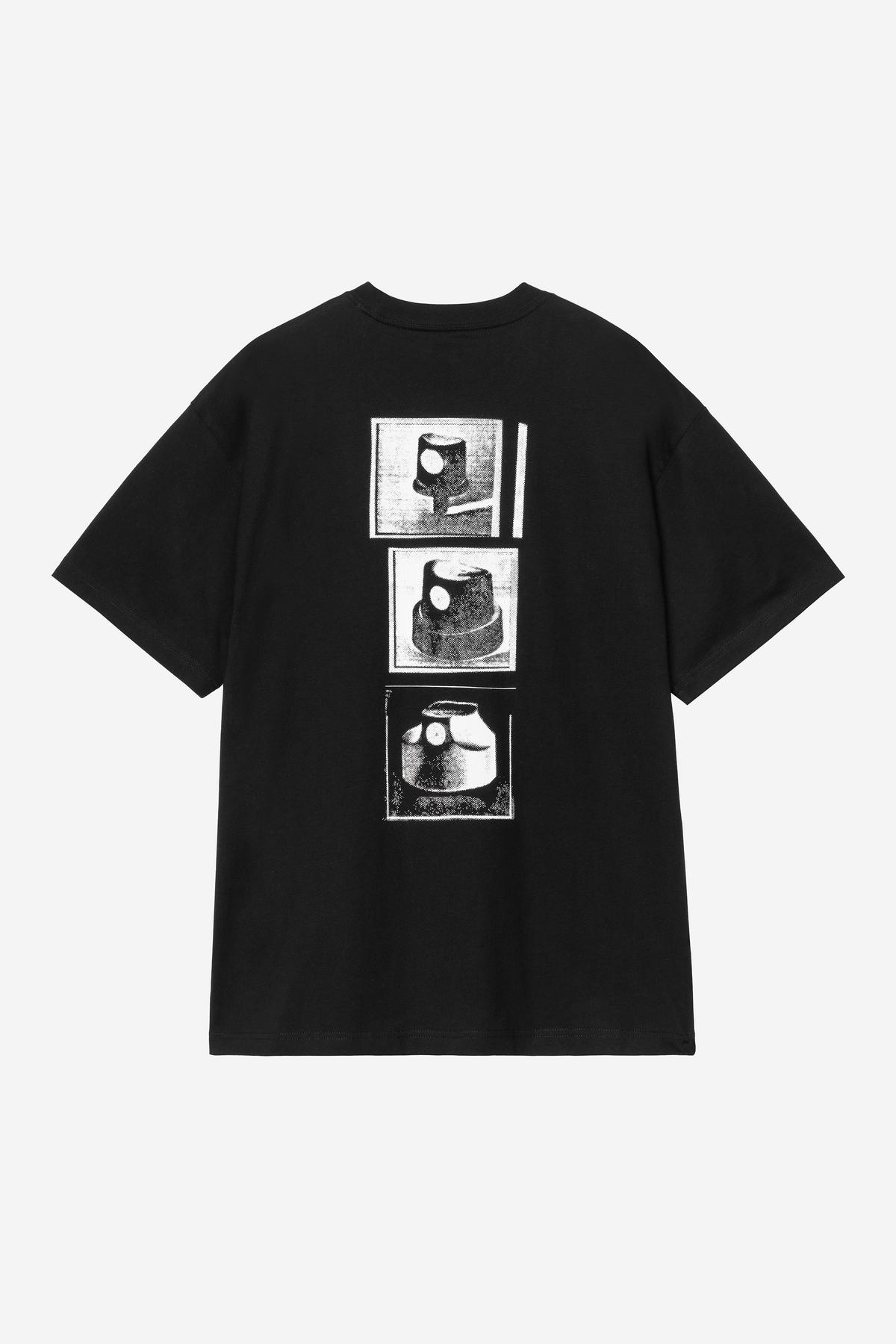Carhartt WIP S/S Caps T-Shirt - Black