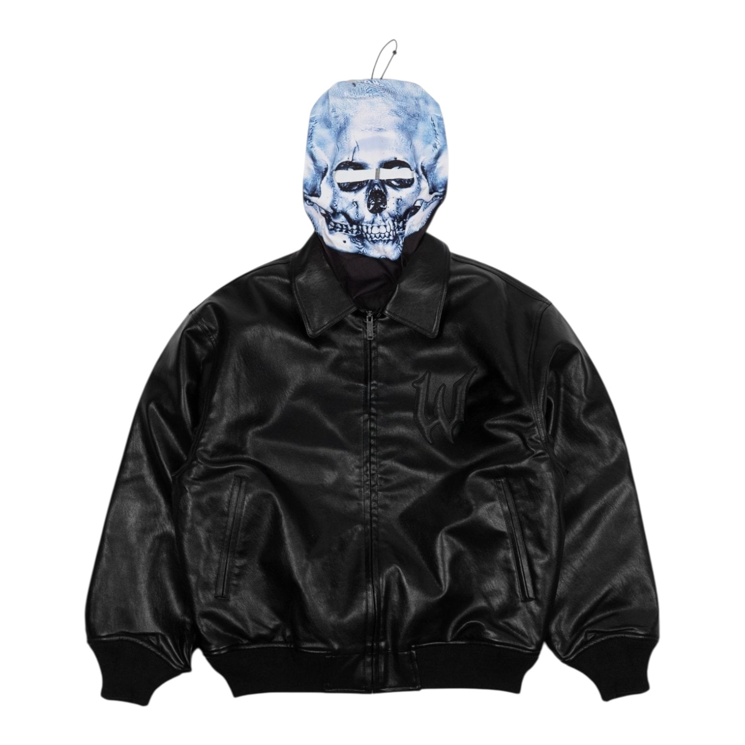 Wasted Paris Bury Varsity Jacket - Black