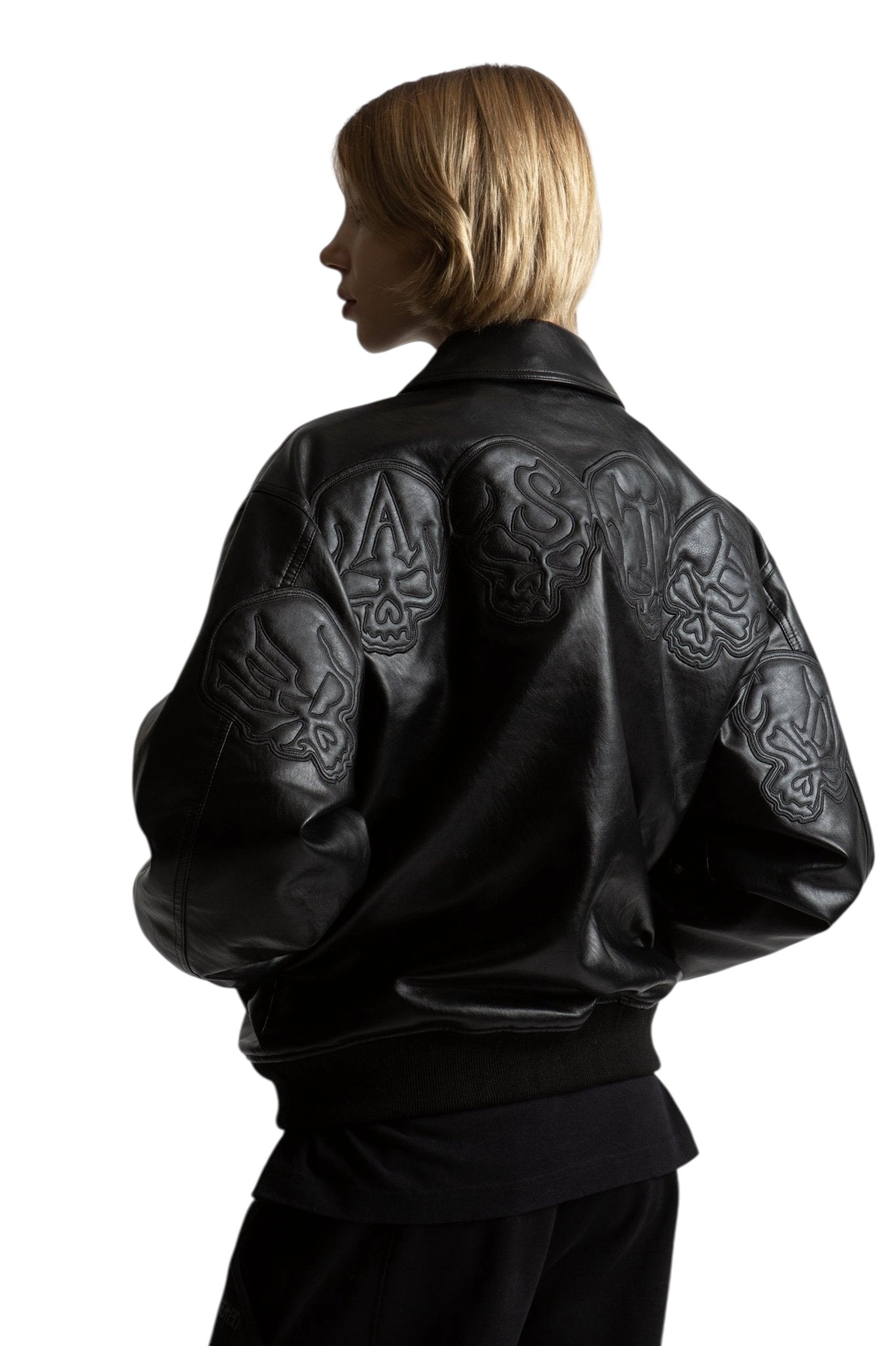 Wasted Paris Bury Varsity Jacket - Black